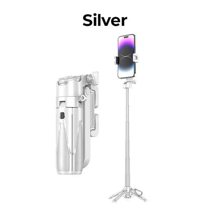 4-in-1 Multifunctional 360 Rotation  Selfie Stick with  Wireless Detachable Remote Control